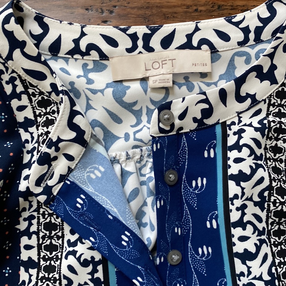 Loft Mixed Print dress - long sleeves - Picture 2 of 5